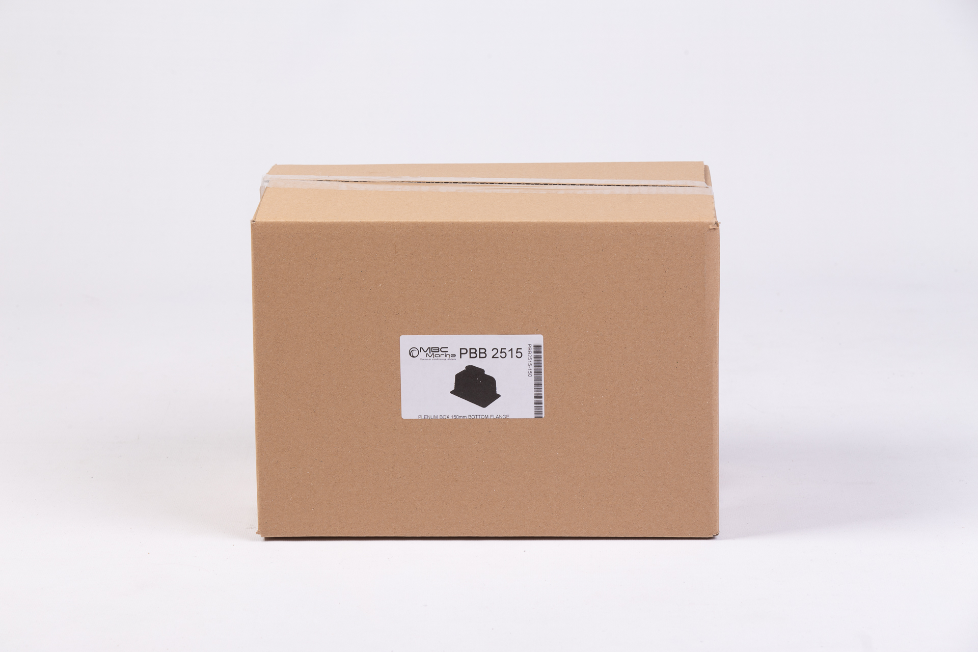 PLENUM BOX WITH BOTTOM AIR DUCT CONNECTION
