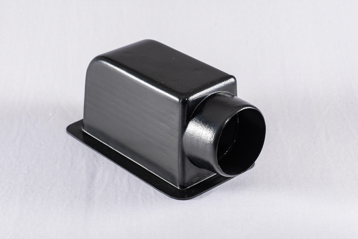 PLENUM BOX WITH SIDE AIR DUCT CONNECTION