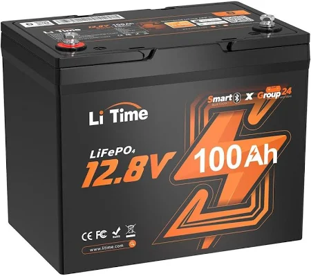 12V 100Ah BLUETOOTH LiFePO4 LITHIUM DEEP CYCLE BATTERY