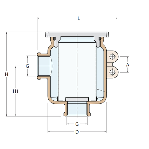 SEA WATER STRAINER AMP-S-02