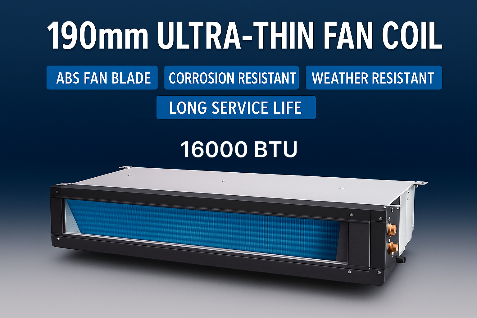 CFP16 – Horizontal Fan Coil for Chiller Systems
