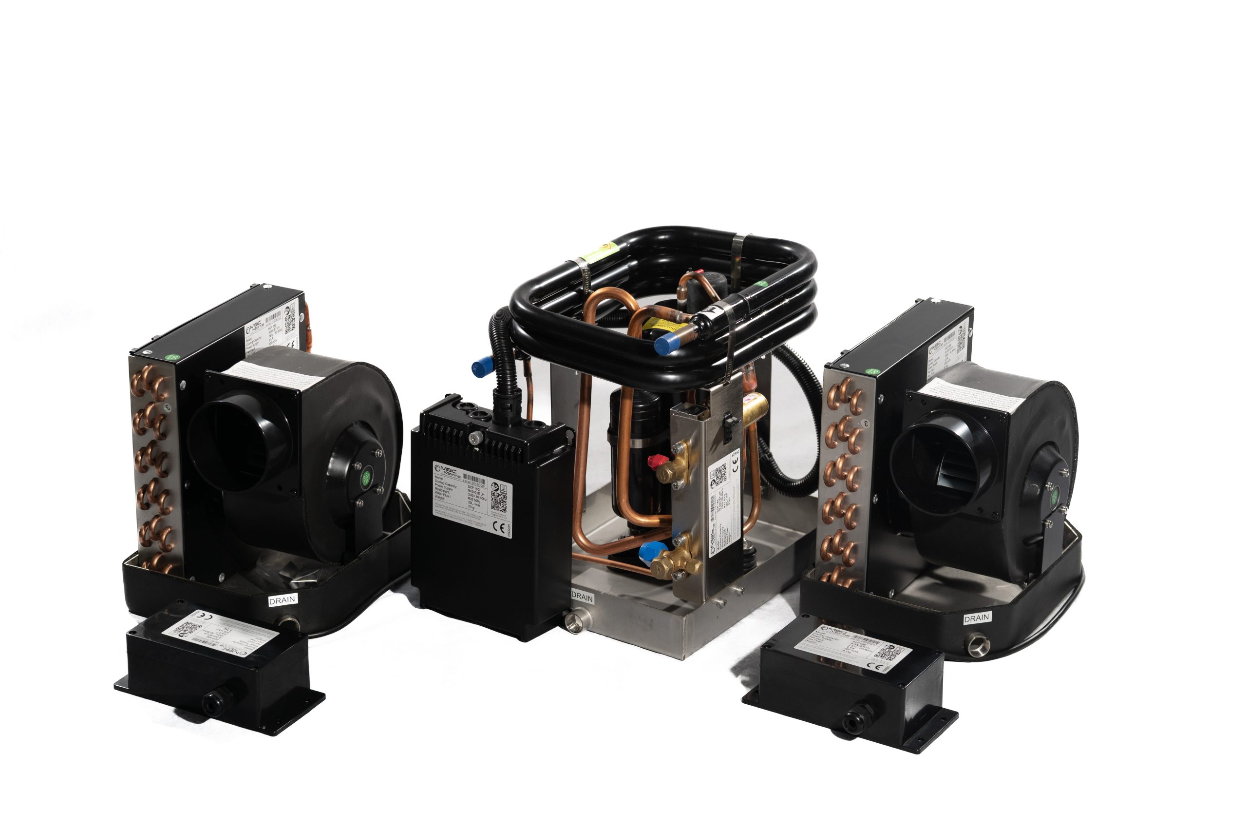 SCPM – 1x 16000 BTU Compressor + 2x 8000 BTU Evaporator