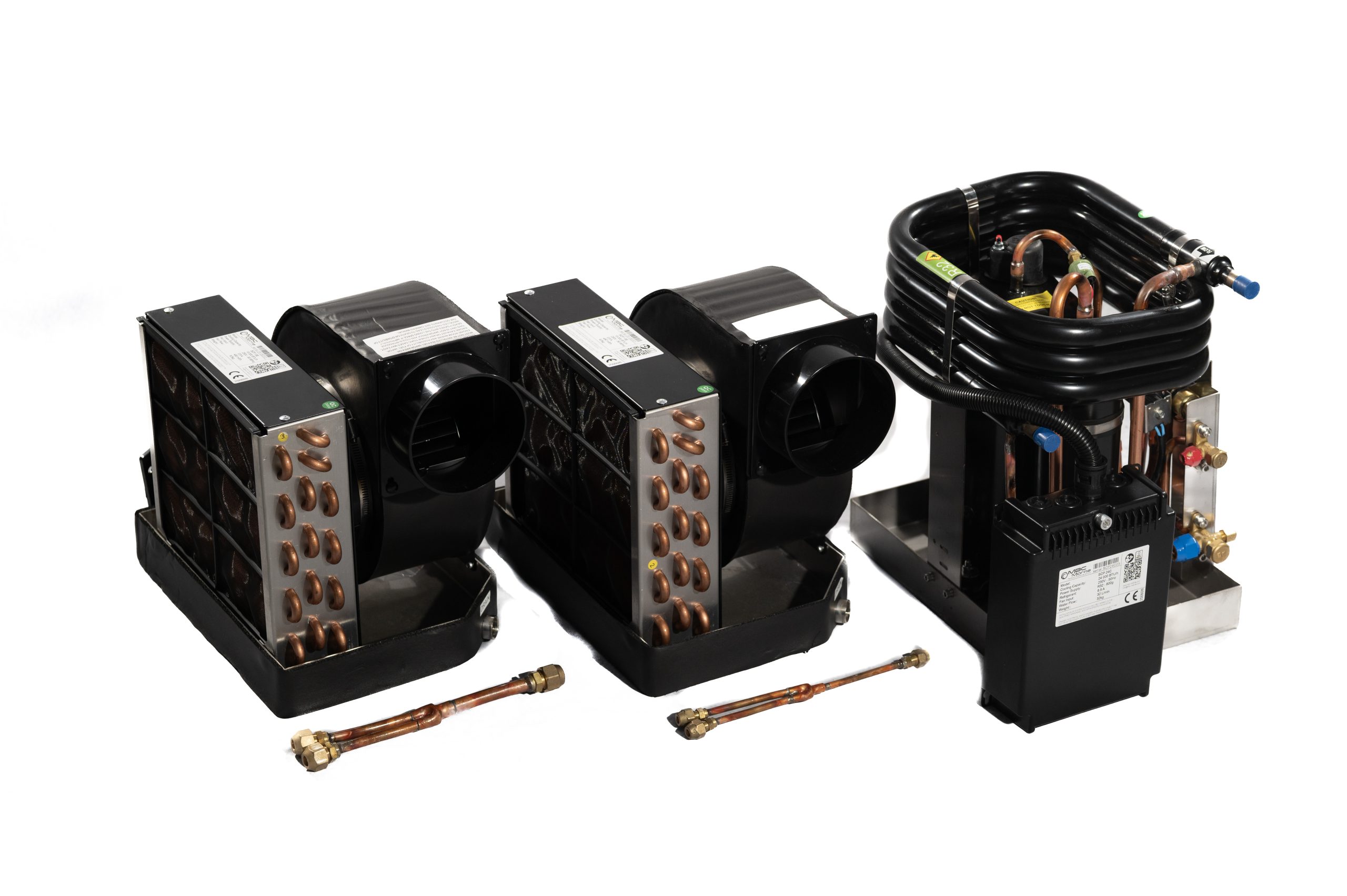 SCPM – 1x 24000 BTU Compressor + 2x 12000 BTU Evaporator