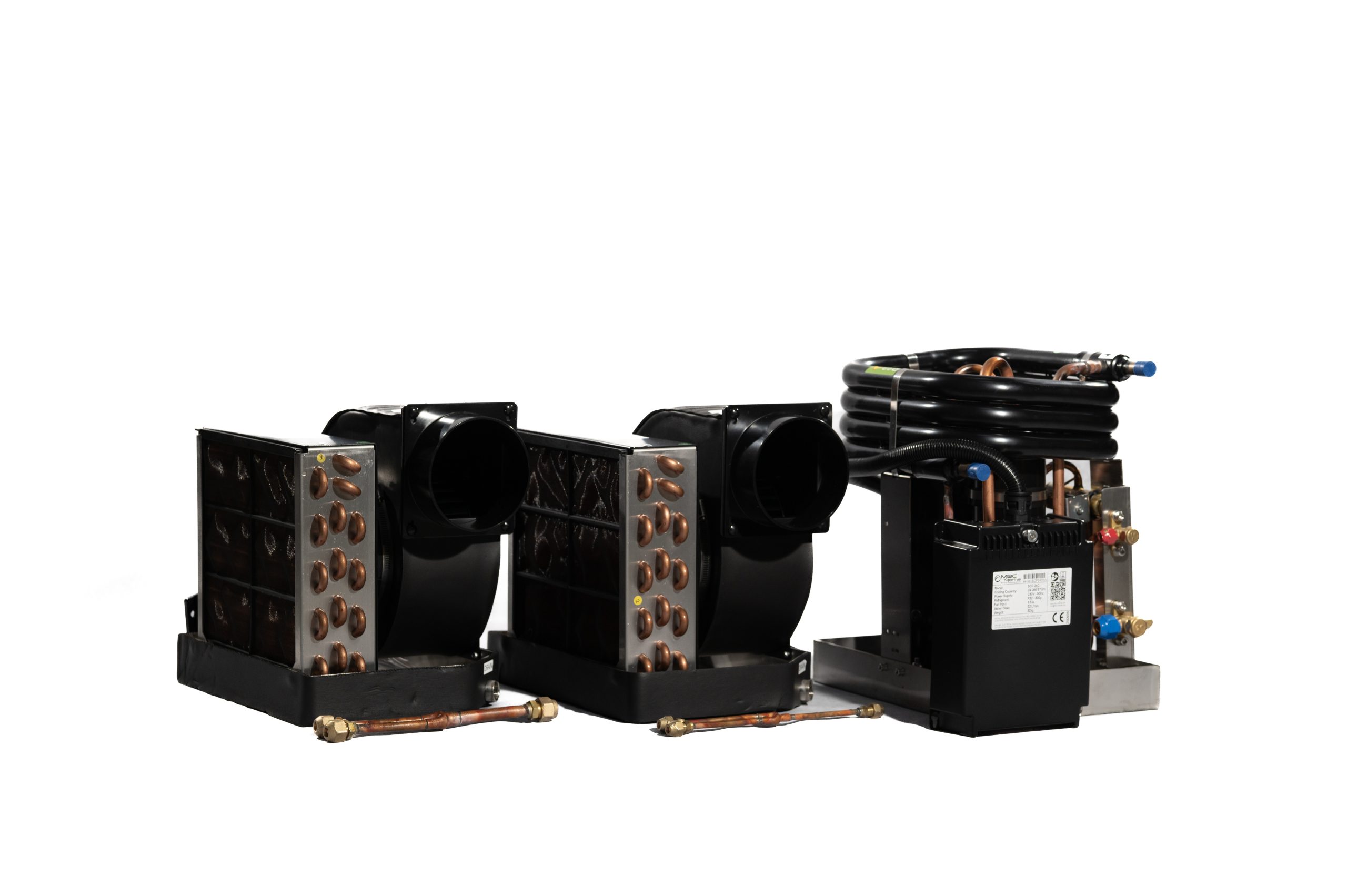 SCPM – 1x 24000 BTU Compressor + 2x 12000 BTU Evaporator