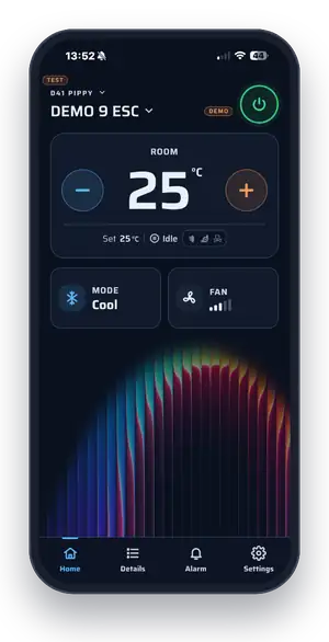 MBC Marine Smart Connect app on a smartphone
